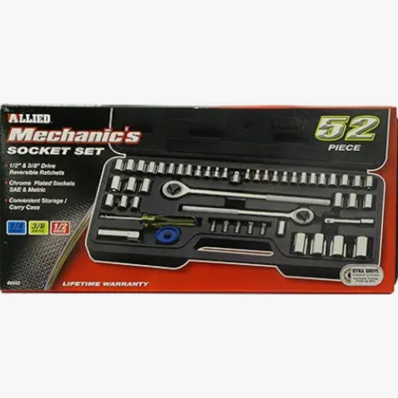 52pc Socket Set with storage case - Picture 2 of 2